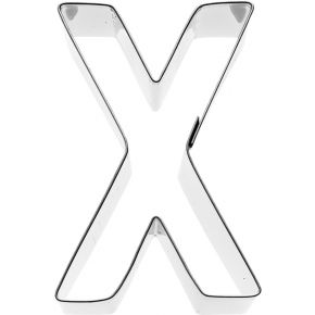 Buchstabe "X" Ausstechform
