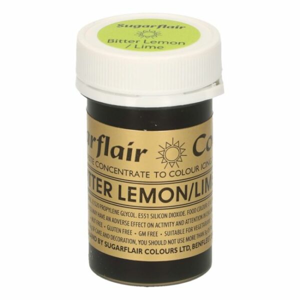 Bitter Lemon/Lime, 25g Lebensmittelfarbe - Sugarflair