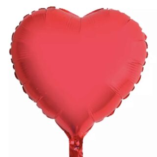 Folienballon "Herz" Rot