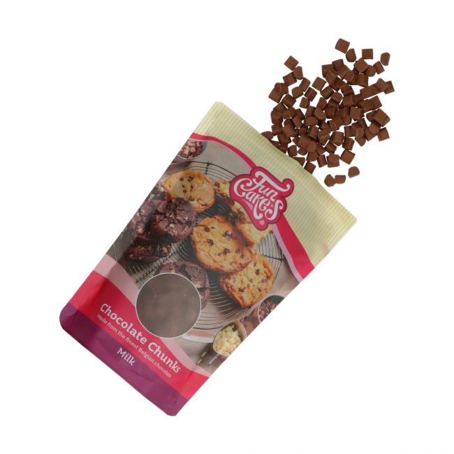Chocolade Chunks Vollmilch 350g - FunCakes