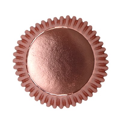 Rosegold Muffinförmchen Metallisch - PME