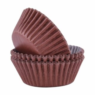 "Schokoladenbraun" Muffinförmchen - PME