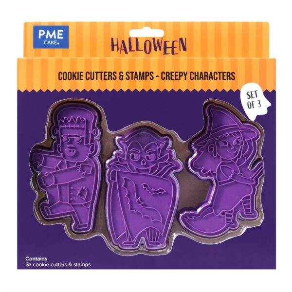 Keksausstecher & Stempel "Creepy Characters" 3er Set - PME